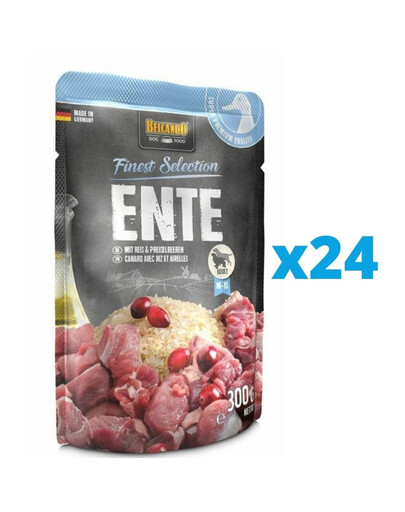 BELCANDO Finest Selection Canard, riz et canneberges 24x300 g