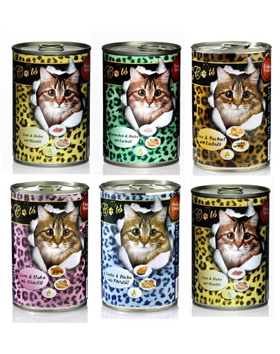 O'CANIS - Mix de viandes et huile de carthame - 6x400 g