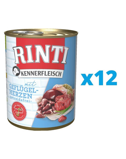 RINTI Kennerfleisch Conserve pour chien 12 x 400 g