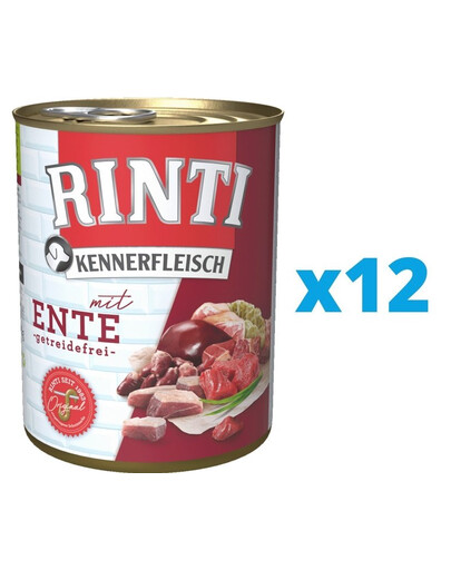 RINTI Kennerfleisch Conserve pour chien 12 x 400 g