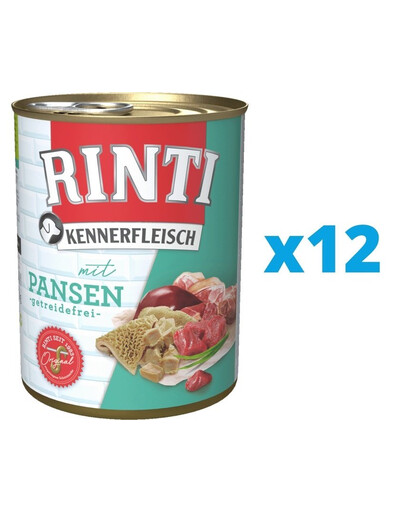 RINTI Kennerfleisch Conserve pour chien 12 x 800 g