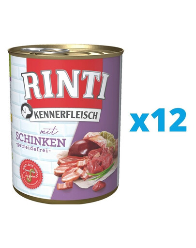 RINTI Kennerfleisch Conserve pour chien 12 x 400 g