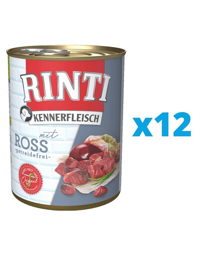 RINTI Kennerfleisch Conserve pour chien 12 x 400 g