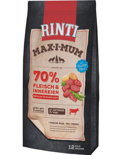 RINTI MAX-I-MUM Beef - viande de bœuf - 12 kg