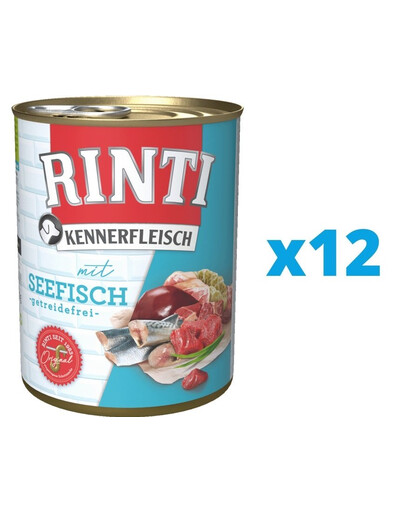 RINTI Kennerfleisch Conserve pour chien 12 x 800 g
