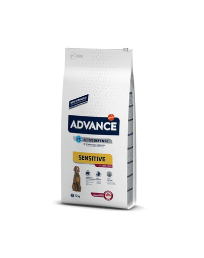 ADVANCE Sensitive Lamb & Rice aliments secs à l'agneau pour chiens sensibles à la nourriture 12kg