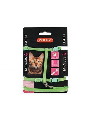 ZOLUX Kit de marche pour chat vert