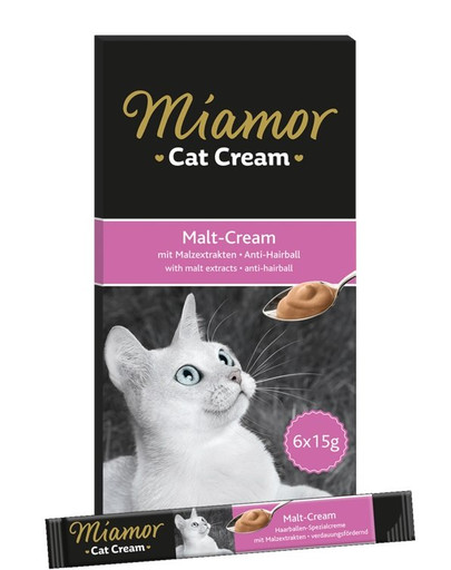 MIAMOR Cat Cream - Crème de malt 6 x 15 g