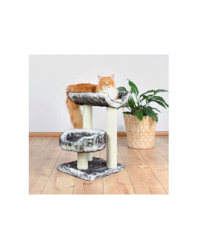 TRIXIE Griffoir pour chat "Isaba" 62 cm noir / blanc
