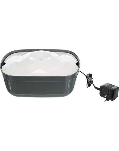 TRIXIE Fontaine d'eau Polygon 2,5 l 28 x 11 x 22 cm