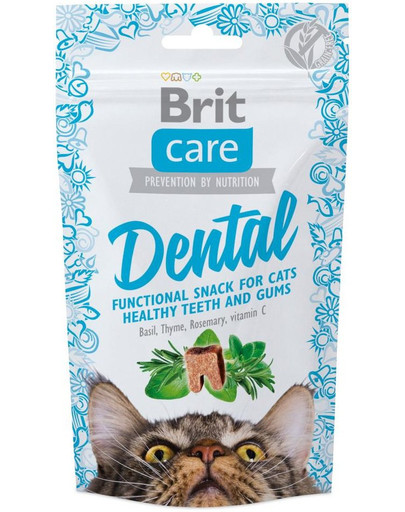 BRIT Care Dental - friandises dentaires pour chats - 50g