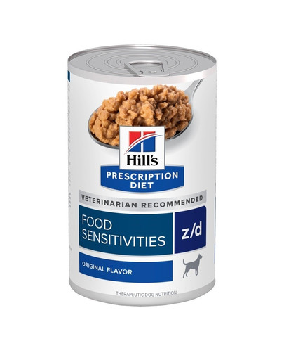 HILL'S Prescription Diet Canine z/d 370 g pour les intolérances alimentaires
