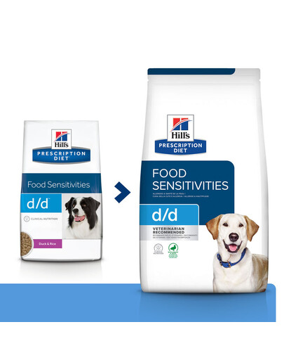 HILL'S Prescription Diet Canine d/d Duck&Rice 1,5 kg aliments pour renforcer la peau des chiens