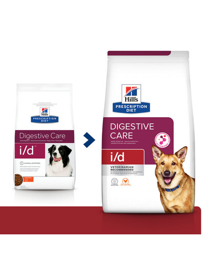 HILL'S Prescription Diet Canine i/d 4 kg aliments pour chiens souffrant de maladies digestives