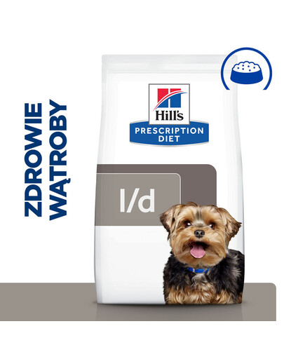 HILL'S Prescription Diet Canine l/d 4 kg nourriture pour les chiens souffrant de maladies du foie