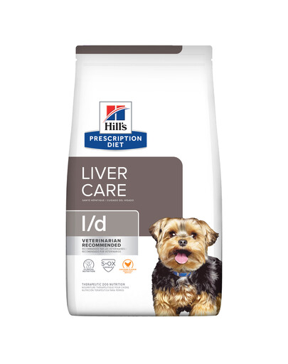 HILL'S Prescription Diet Canine l/d 4 kg nourriture pour les chiens souffrant de maladies du foie