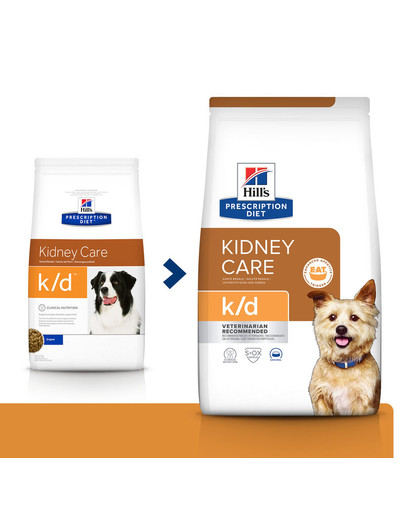 HILL'S Prescription Diet Canine k/d 1,5 kg nourriture pour chiens souffrant de maladies rénales