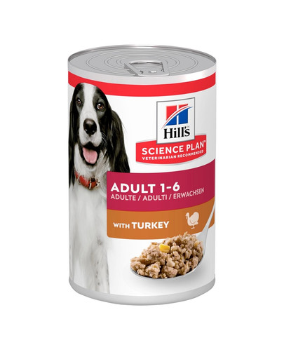 HILL'S Science Plan Canine Adult Turkey 370 g pour les chiens adultes avec de la dinde