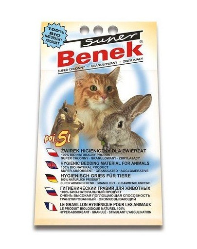 BENEK Super Benek universel compact blanc et bleu 5 l