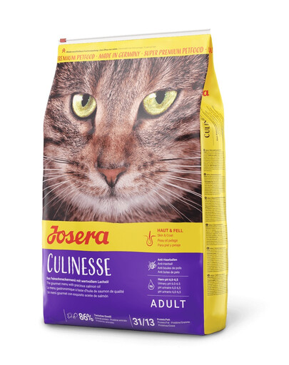 JOSERA Cat Culinesse - Croquettes de saumon pour chats adultes - 10 kg