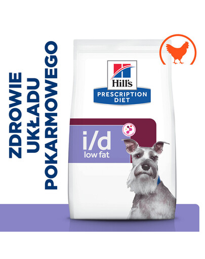 HILL'S Prescription Diet Digestive Care i/d Canine Low Fat  poulet 12 kg
