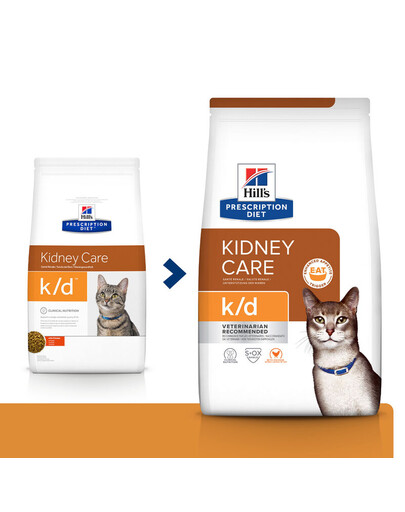 HILL'S Prescription Diet Cat K/D Kidney Care 3 kg
