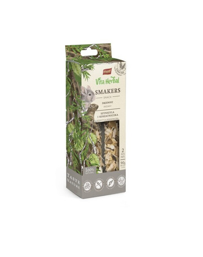 VITAPOL Smakers bois pour chinchillas et gerbilles 90g