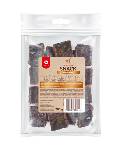 MACED Super Premium - Snack au bœuf pour chiens - 200 g