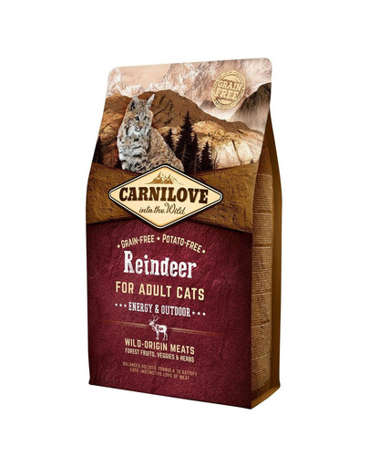 CARNILOVE Energy & Outdoor Chat Renne 6 kg