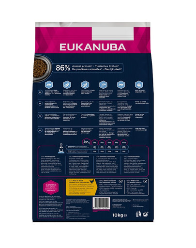 EUKANUBA Sterilised / Weight control - Chat stérilisé Contrôle du poids - 10 kg