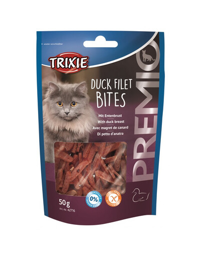 TRIXIE Premio Friandises filets de canard 50 g - pour chats adultes