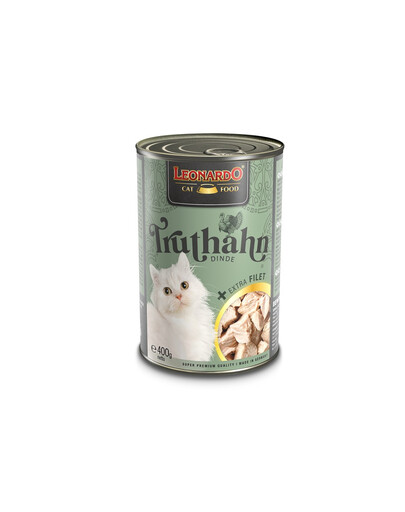LEONARDO Dinde avec extra filet 6 x 400 g