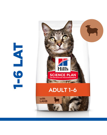 HILL'S Science Plan Feline 10kg pour chats adultes avec agneau