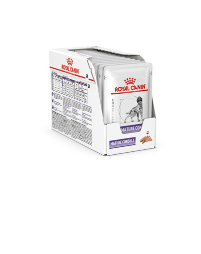 ROYAL CANIN VHN Dog Mature Consult Loaf 24x85g nourriture humide pour les chiens âgés de plus de 8 ans