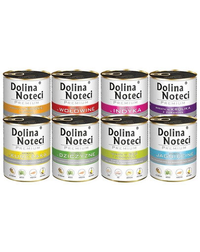 DOLINA NOTECI Premium Mélange de saveurs sans poisson 10x800g
