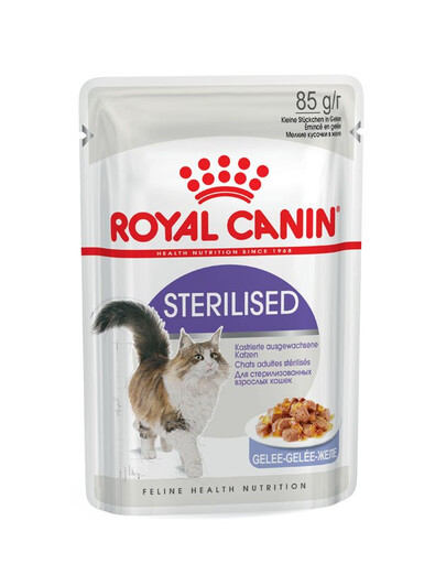 ROYAL CANIN Sterilised nourriture humide pour chats adultes stérilisés 48 x 85 g