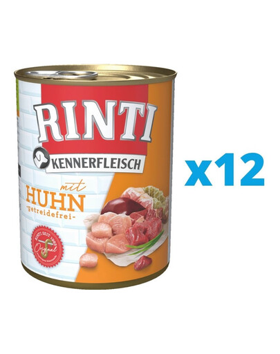 RINTI Kennerfleisch Chicken Poulet 12 x 800 g