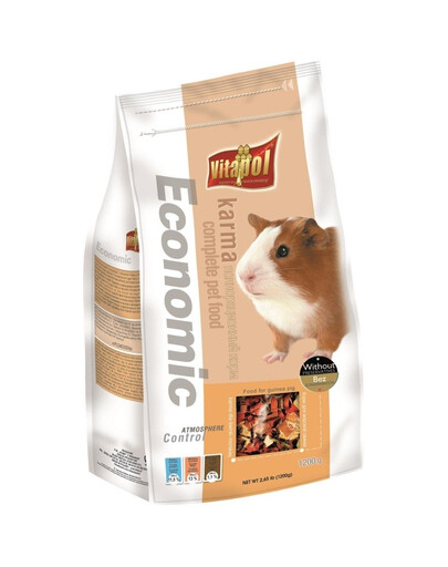 VITAPOL Nourriture pour cochones d'Inde, paque economique 1200g