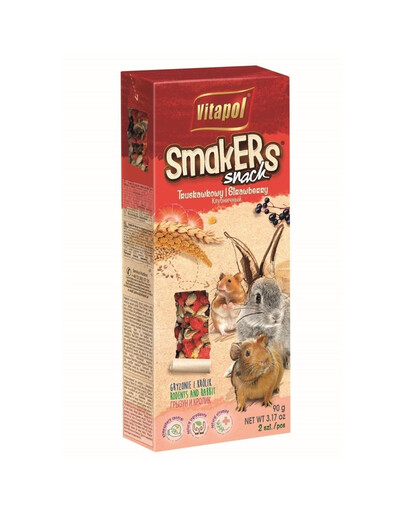 VITAPOL Smakers pour rongeurs - fraise 2 pcs.