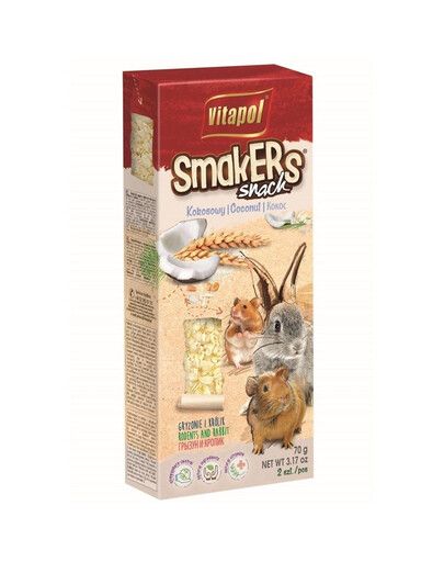 VITAPOL Smakers pour les rongeurs - noix de coco 2 pcs.