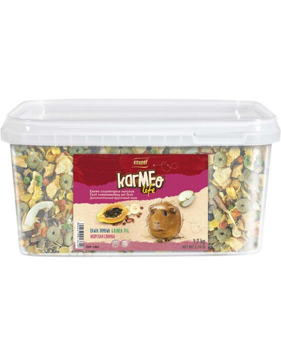 VITAPOL Aliments à base de fruits pour cochons d'Inde seau 1.7 kg