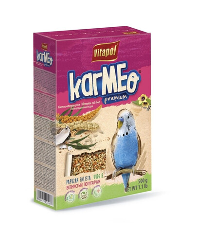 VITAPOL Karmeo Aliment complet pour perruches ondulées 500g