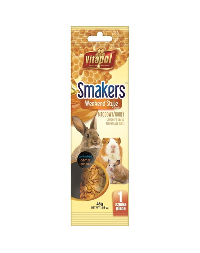 VITAPOL Weekend Style Smakers pour les rongeurs - miel 1 pcs.