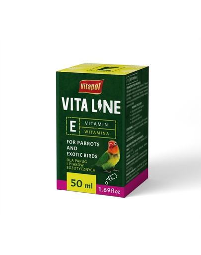 VITAPOL Vitamine E pour oiseaux exotiques 50ml