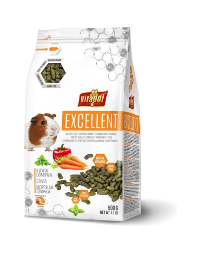VITAPOL Excellent pour le cochon d'Inde 500 g