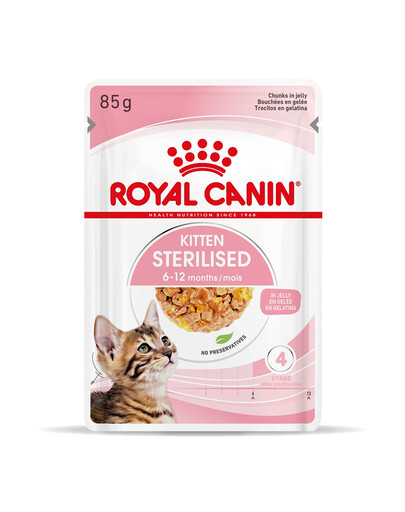 ROYAL CANIN Kitten Sterilised  bouchées en gelée 24 x 85 g