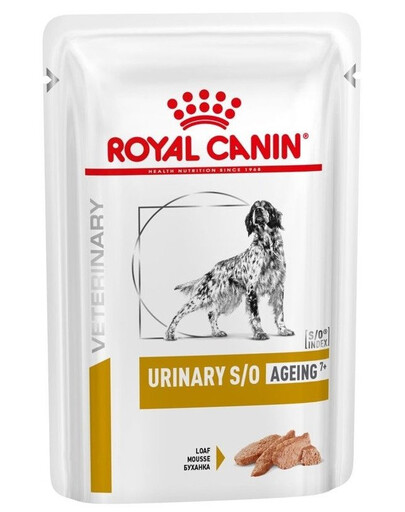 ROYAL CANIN Urinary S/O Ageing +7 Aliment humide pour chiens de plus de 7 ans ayant des problèmes urinaires 24x85 g