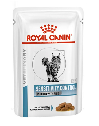 ROYAL CANIN Cat Sensitivity poulet et riz 85 g x 24 nourriture humide pour chats adultes présentant des réactions alimentaires indésirables