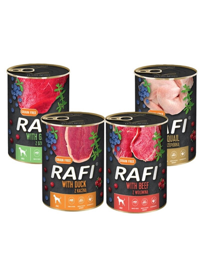 DOLINA NOTECI Rafi Premium - Mix de 4 viandes - 24x400g