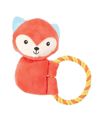 ZOLUX Jouet en peluche MAXOU avec ficelle orange